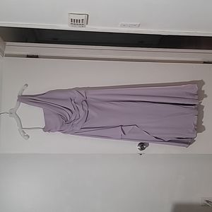 Women's David's Bridal Lavender One Shoulder Bridesmaid Dress